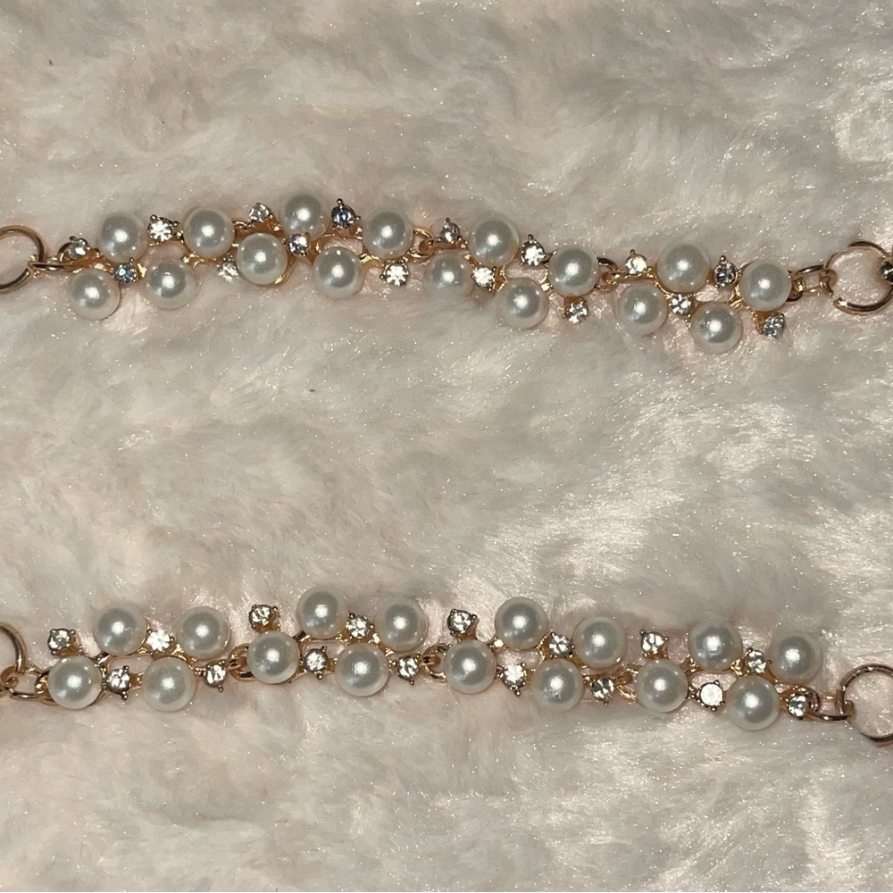 Croc Shoe Charm Chains Pearls